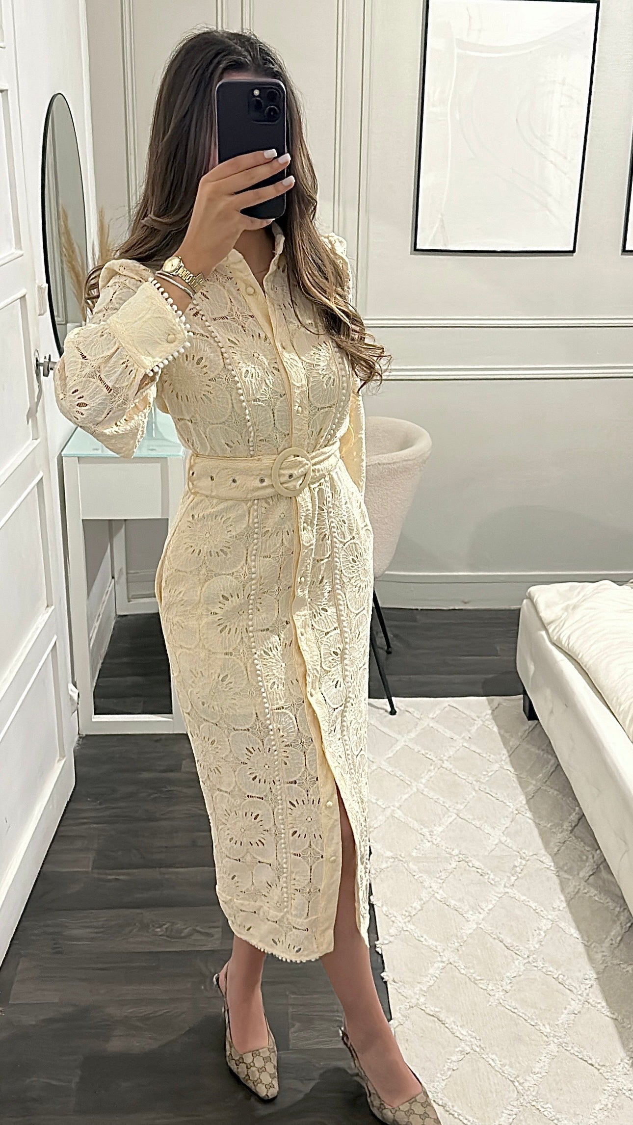 Robe Léna Crème