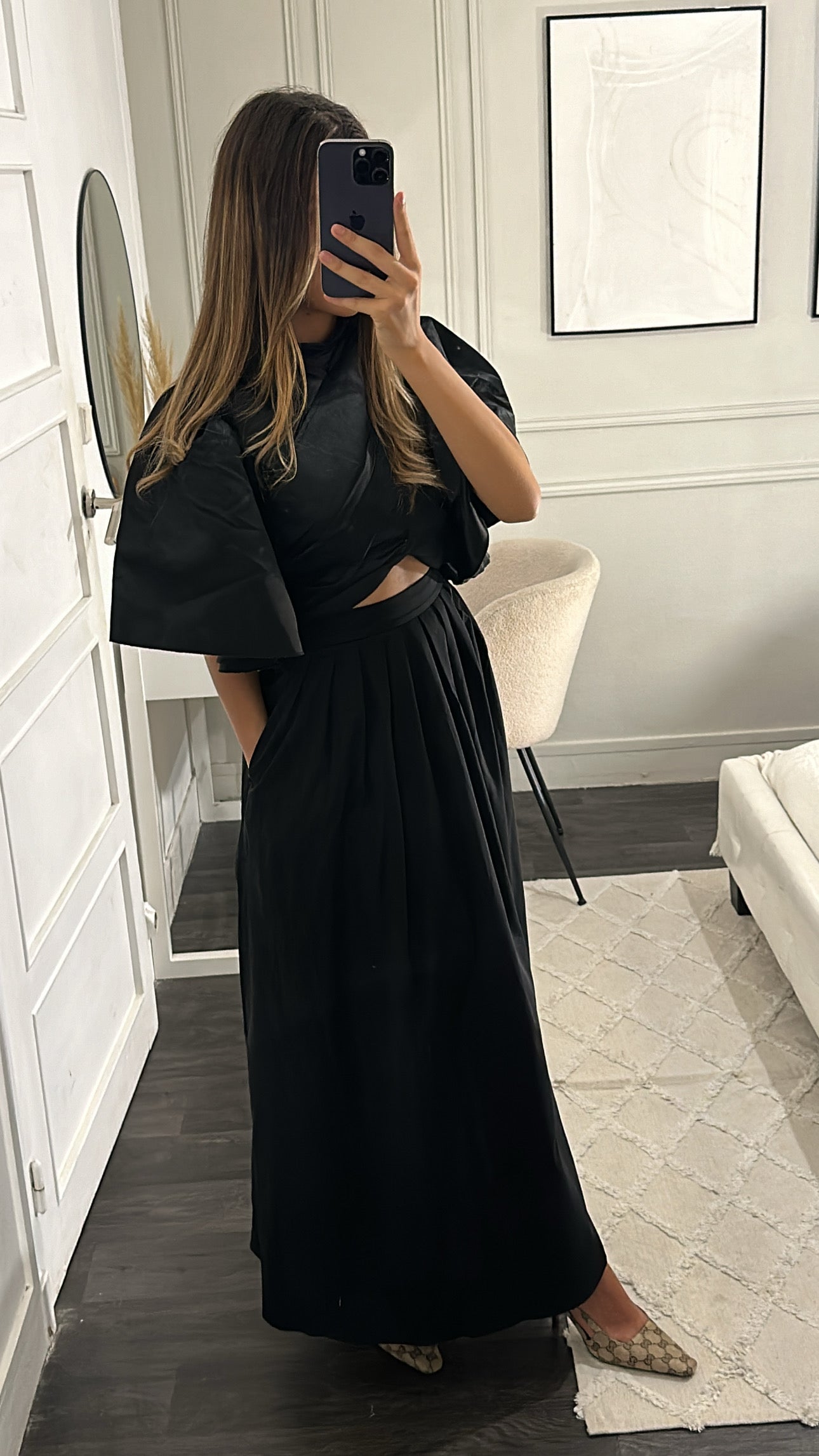 Jupe Bouffante Longue Noir