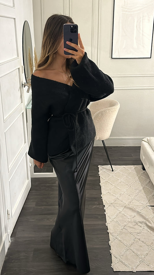 Gilet Pull Noir