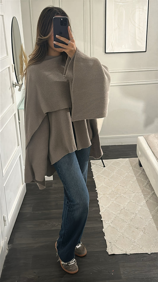 Gilet à Cape Taupe